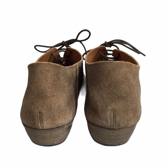 Reinhard Plank Suede Beige Chukka Lace-up Casual Career Shoes 37 US 7 - Picture 5 of 12